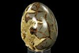 Calcite Crystal Filled Septarian Geode Egg - Utah #149941-3